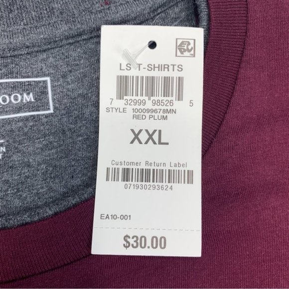 Club Room Mens Doubler Red Cotton Crewneck Tee T-Shirt Top  Size XXL - Picture 5 of 12